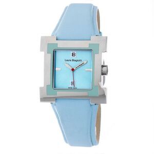 Laura Biagiotti Blue Leather Dress Women's Watch